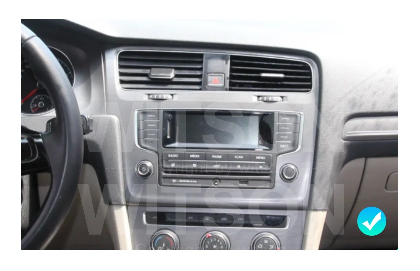 Rádio Witson Android 14 UIS7862 4GB 64GB 10.1" VW Golf 7 2012-2020 (prateado) - Image 2