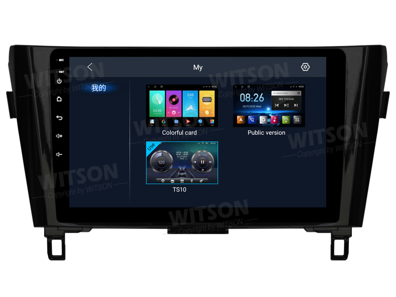 Rádio Witson Android 14 UIS7862 4GB 64GB 10.1" Nissan Qashqai J11 XTrail 3 T32 2013-2017 - Image 2