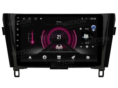 Rádio Witson Android 14 UIS7862 4GB 64GB 10.1" Nissan Qashqai J11 XTrail 3 T32 2013-2017