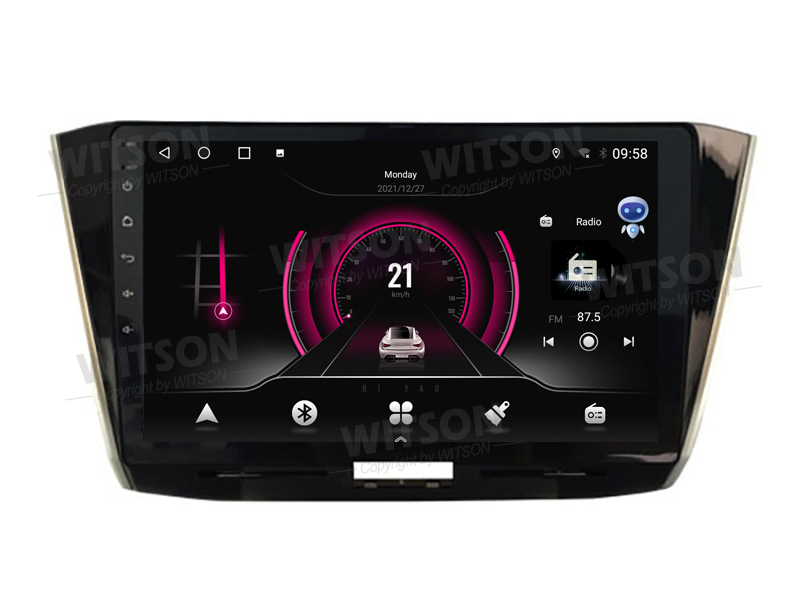 Rádio Witson Android 14 UIS7862 4GB 64GB 10.1" VW Passat B8 2016-2017