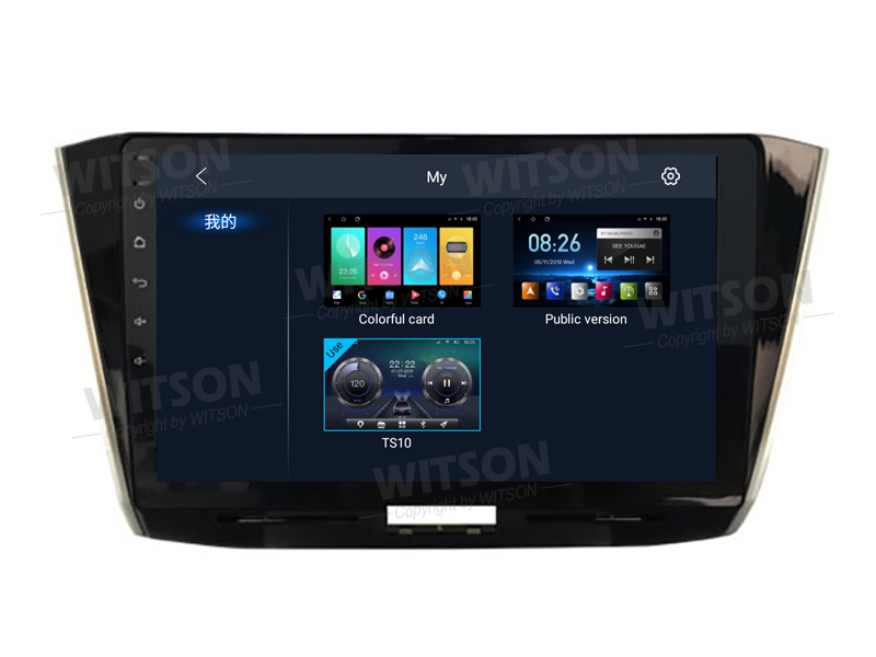 Rádio Witson Android 14 UIS7862 4GB 64GB 10.1" VW Passat B8 2016-2017 - Image 2