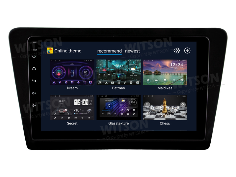 Rádio Witson Android 14 UIS7862 4GB 64GB 10.1" Skoda Rapid 2013-2019 - Image 4