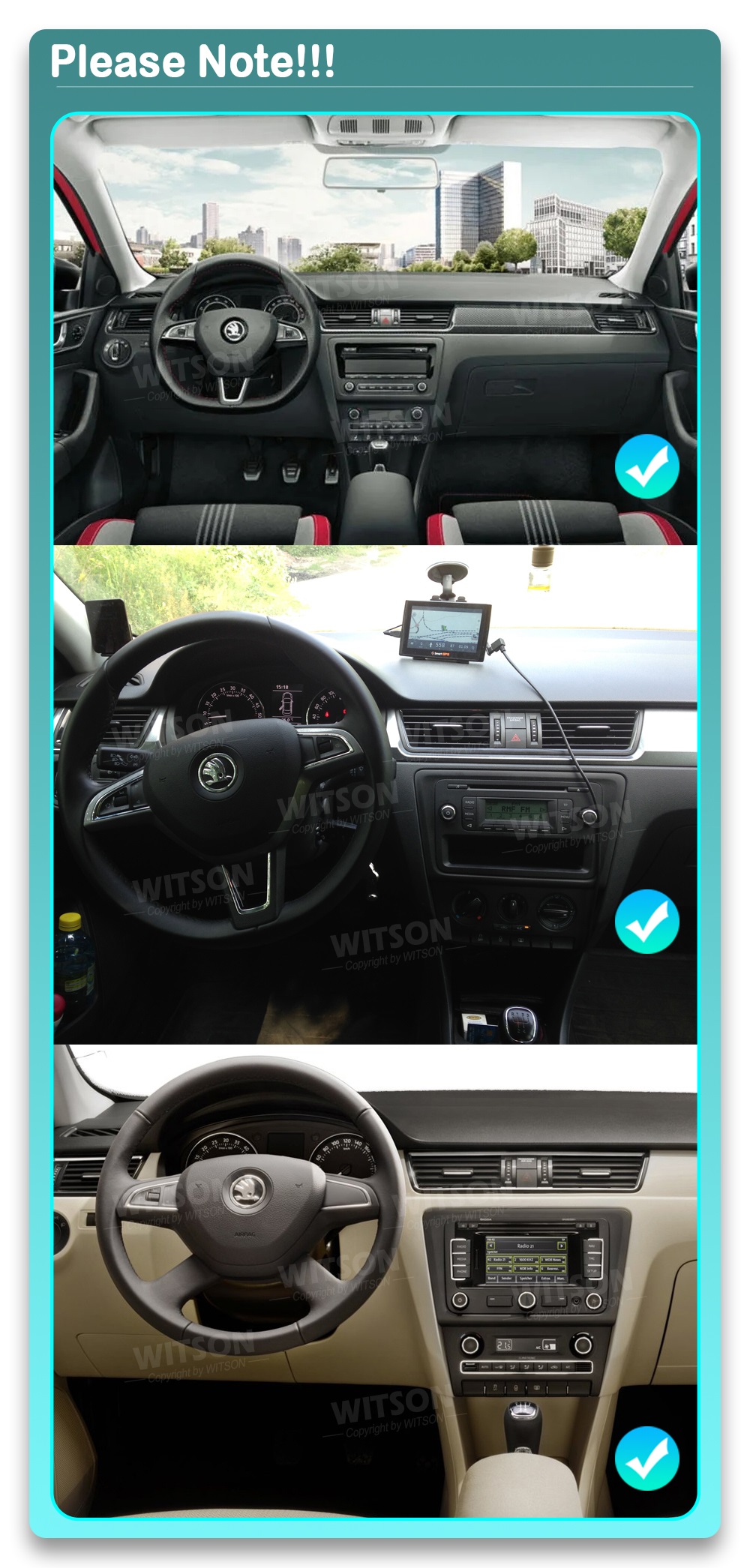 Rádio Witson Android 14 UIS7862 4GB 64GB 10.1" Skoda Rapid 2013-2019 - Image 7