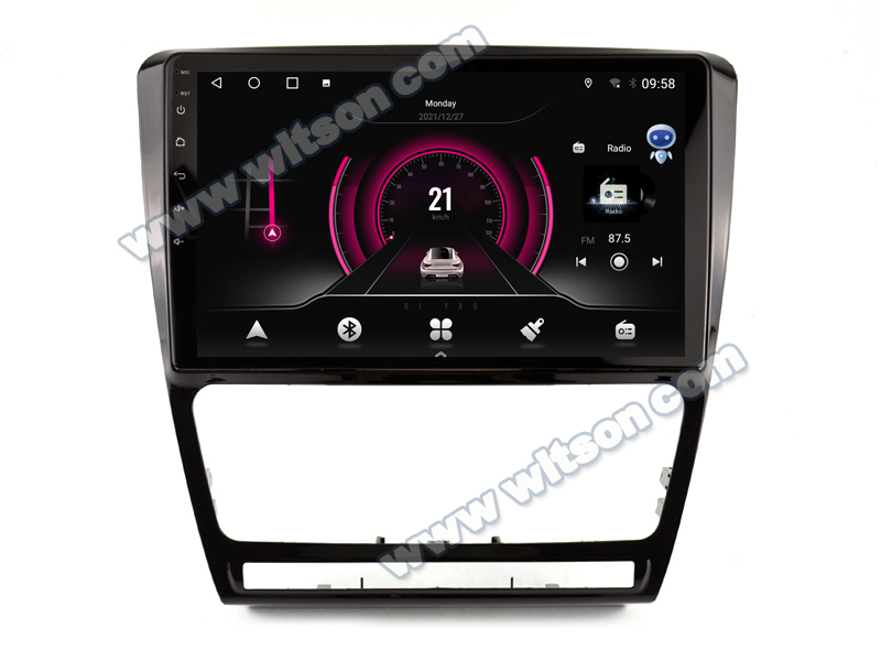 Rádio Witson Android 14 UIS7862 4GB 64GB 10.1" Skoda Octavia 2 A5 2008-2013