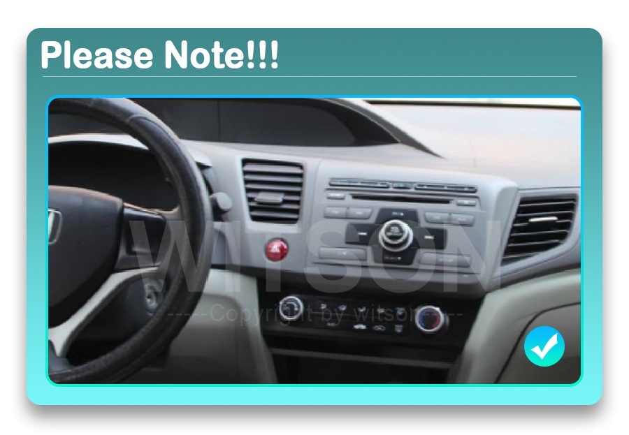 Rádio Witson Android 14 UIS7862 4GB 64GB 9" Honda Civic 2012-2015 - Image 5