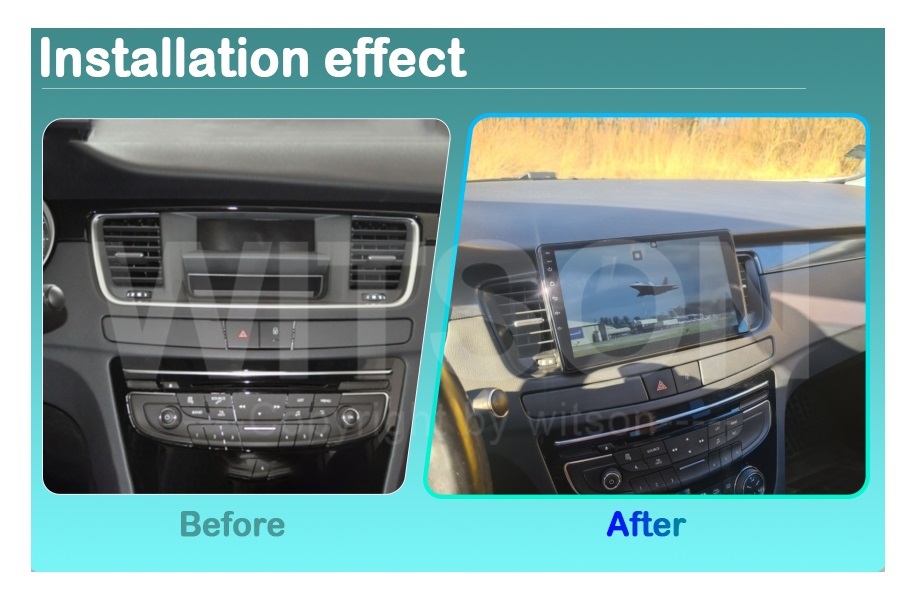 Rádio Witson Android 14 UIS7862 4GB 64GB 9" Peugeot 508 2011-2017 - Image 7