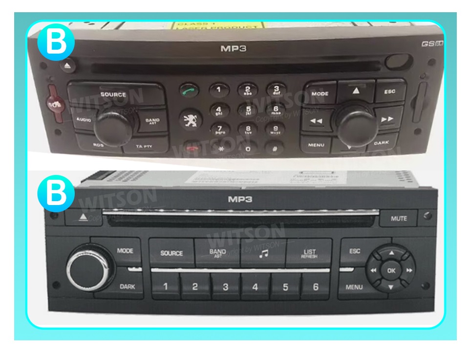 Rádio Witson Android 14 UIS7862 4GB 64GB 9" Peugeot 206 2001-2008 - Image 6