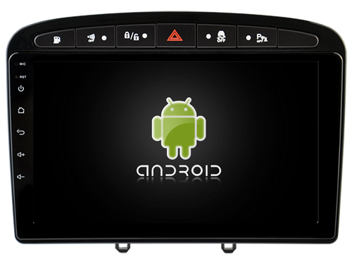 Rádio Witson Android 14 UIS7862 4GB 64GB 9" Peugeot 408 2010-2016308 1 T7 2007-2015 (preto) - Image 3