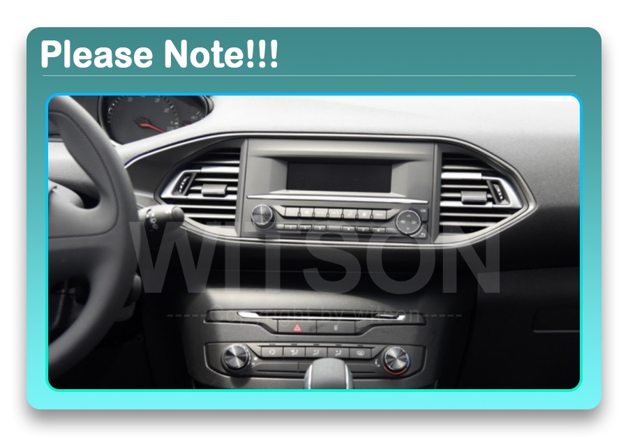 Rádio Witson Android 14 UIS7862 4GB 64GB 9" Peugeot 308 2013-2017 - Image 5