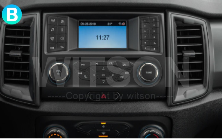 Rádio Witson Android 14 UIS7862 4GB 64GB 9"Ford Ranger Everest 2016-2020 - Image 2