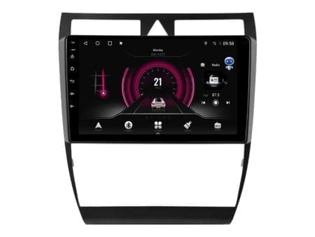 Rádio Witson Android 14 UIS7862 4GB 64GB 9" Audi A6 C5 1997-2004 S6 2 1999-2004 RS6 1 2002-2006