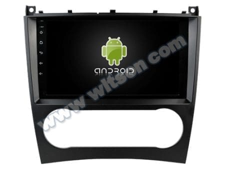 Rádio Witson Android 14 UIS7862 4GB 64GB 9" Mercedes-Benz C Class W203 CLK W209