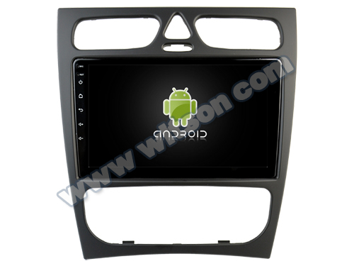 Rádio Witson Android 14 UIS7862 4GB 64GB 9" Mercedes-Benz C Class W203 CLK W209