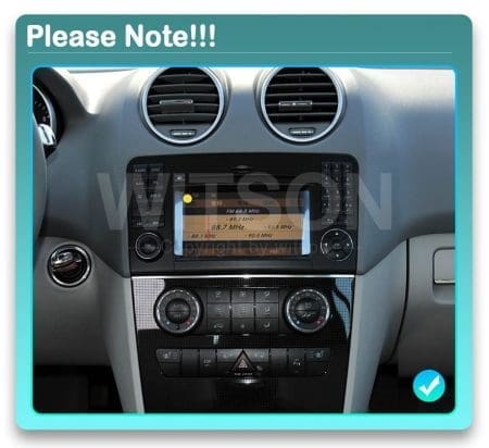 Rádio Witson Android 14 UIS7862 4GB 64GB 9" Mercedes-Benz ML W164 GL X164 2005-2012 - Image 5
