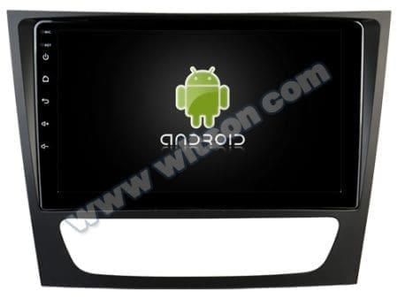 Rádio Witson Android 14 UIS7862 4GB 64GB 9" Mercedes-Benz E W211 02-09 G W463 01-08 CLS W219 04-11