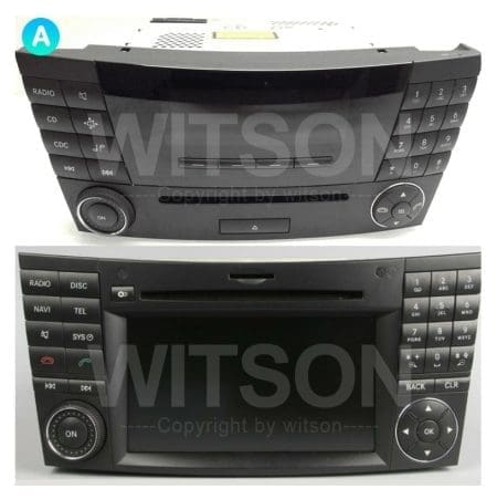 Rádio Witson Android 14 UIS7862 4GB 64GB 9" Mercedes-Benz E W211 02-09 G W463 01-08 CLS W219 04-11 - Image 5