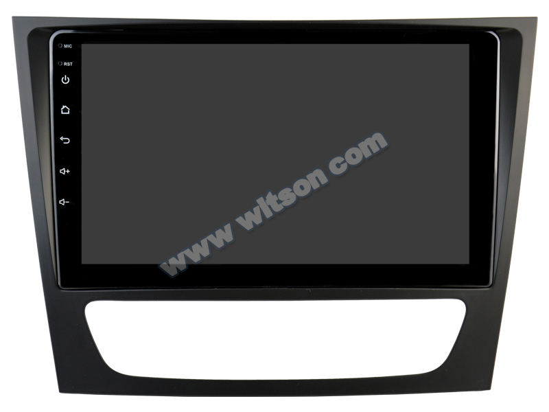 Rádio Witson Android 14 UIS7862 4GB 64GB 9" Mercedes-Benz E W211 02-09 G W463 01-08 CLS W219 04-11