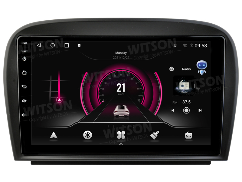 Rádio Witson Android 14 UIS7862 4GB 64GB 9" Mercedes-Benz SL R230 2001-2007 - Image 2