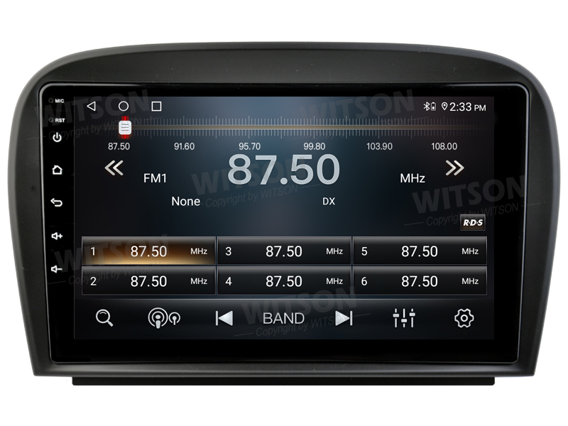 Rádio Witson Android 14 UIS7862 4GB 64GB 9" Mercedes-Benz SL R230 2001-2007 - Image 3