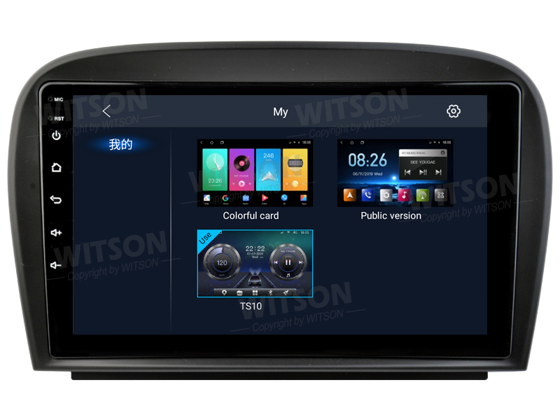 Rádio Witson Android 14 UIS7862 4GB 64GB 9" Mercedes-Benz SL R230 2001-2007 - Image 4