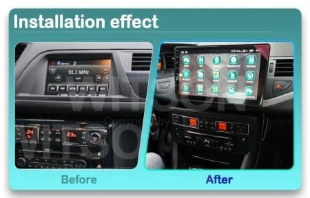 Rádio Witson Android 14 UIS7862 4GB 64GB 10.1" Citroen C5 2 2008-2017 - Image 6