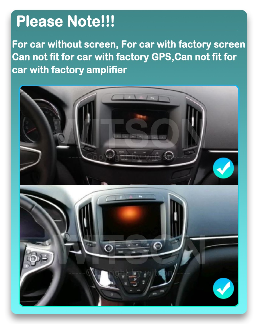 Rádio Witson Android 14 UIS7862 4GB 64GB 9" Opel Insignia 2013-2017 - Image 5