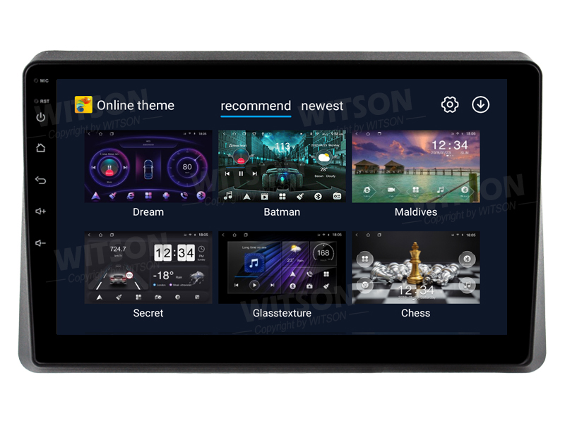 Rádio Witson Android 14 UIS7862 4GB 64GB 9" Renault Master Nissan NV400 Opel Movano 2 2019-2023 - Image 4