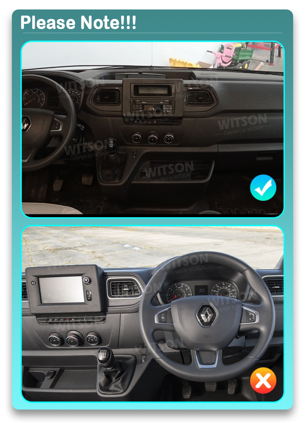 Rádio Witson Android 14 UIS7862 4GB 64GB 9" Renault Master Nissan NV400 Opel Movano 2 2019-2023 - Image 7