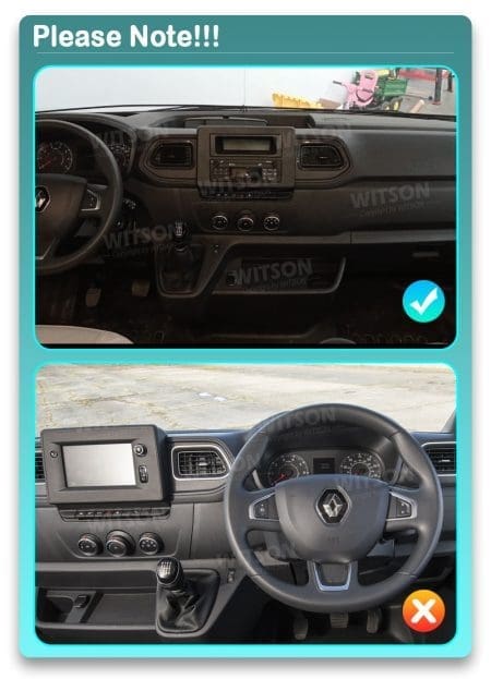 Rádio Witson Android 14 UIS7862 4GB 64GB 9" Renault Master Nissan NV400 Opel Movano 2 2019-2023 - Image 7