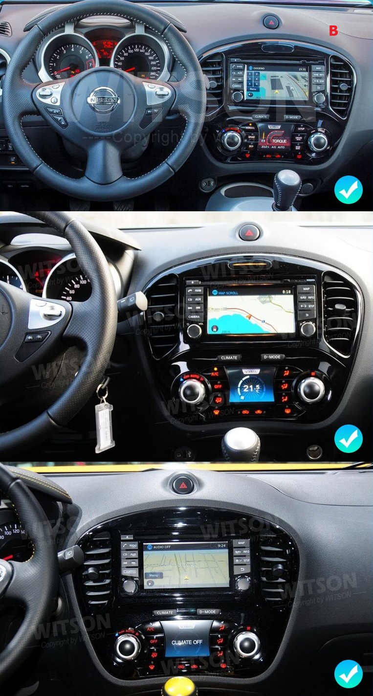 Rádio Witson Android 14 UIS8581A 4GB 64GB 7" Nissan Micra, Juke Qashqai High - Image 9