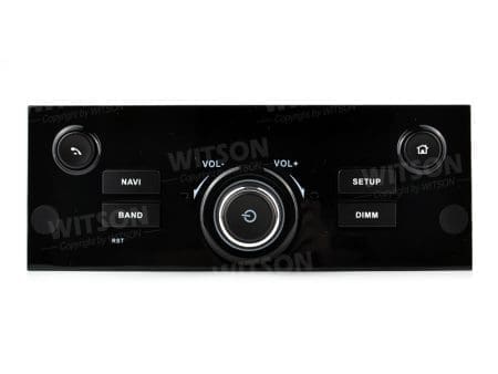 Painel Frontal para Rádio Android Peugeot 407 2004-2011 (preto)