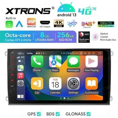 Rádio Xtrons Android 13 9" Snapdragon 665 8GB 256GB Porsche Cayenne S/Botões 2003-2010 - Image 4