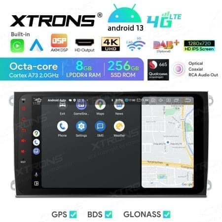Rádio Xtrons Android 13 9" Snapdragon 665 8GB 256GB Porsche Cayenne S/Botões 2003-2010 - Image 5