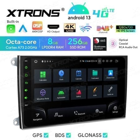 Rádio Xtrons Android 13 9" Snapdragon 665 8GB 256GB Porsche Cayenne S/Botões 2003-2010 - Image 8