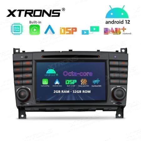 Rádio Xtrons Android 12 7" Octa-Core MTK 2GB 32GB Mercedes-Benz - Image 3