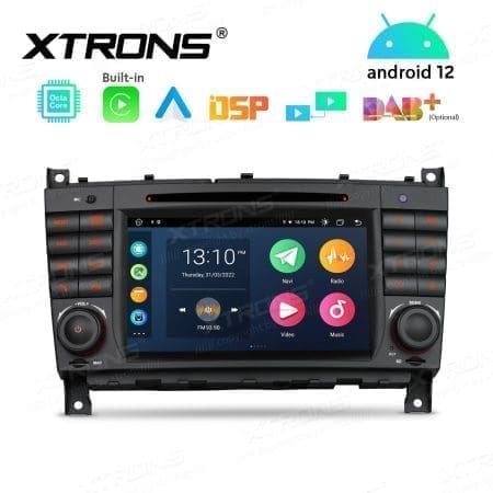 Rádio Xtrons Android 12 7" Octa-Core MTK 2GB 32GB Mercedes-Benz - Image 4