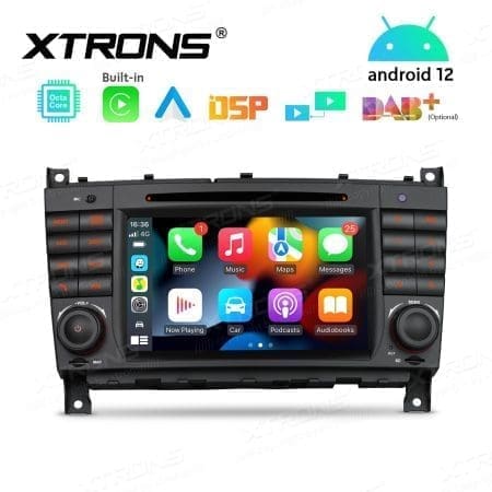 Rádio Xtrons Android 12 7" Octa-Core MTK 2GB 32GB Mercedes-Benz - Image 5