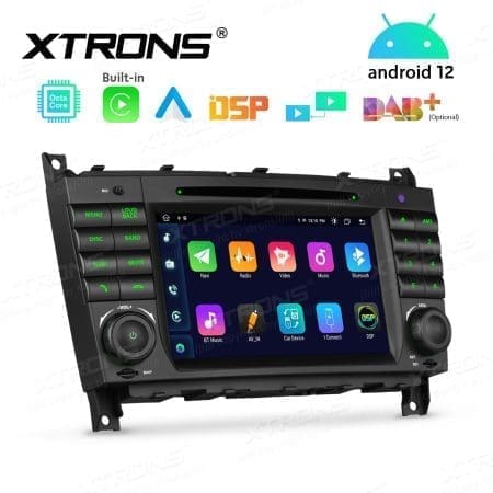 Rádio Xtrons Android 12 7" Octa-Core MTK 2GB 32GB Mercedes-Benz - Image 9