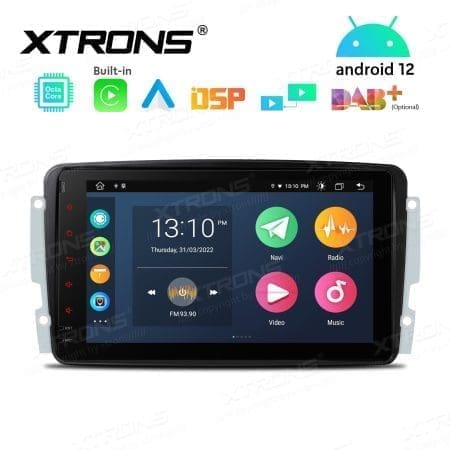 Rádio Xtrons Android 12 8" Octa-Core MTK 2GB 32GB Mercedes-Benz - Image 4