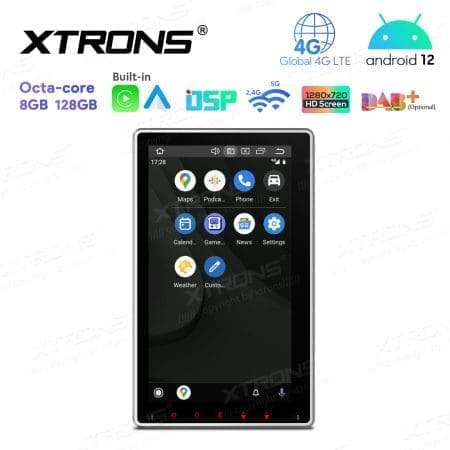 Rádio Xtrons Android 12 10.1" Octa-Core MTK 8GB 128GB Universal 2DIN Rotativo - Image 15