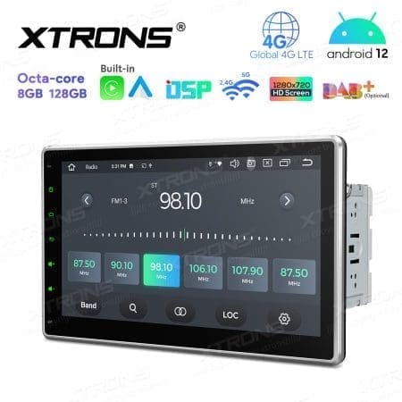 Rádio Xtrons Android 12 10.1" Octa-Core MTK 8GB 128GB Universal 2DIN Rotativo - Image 8