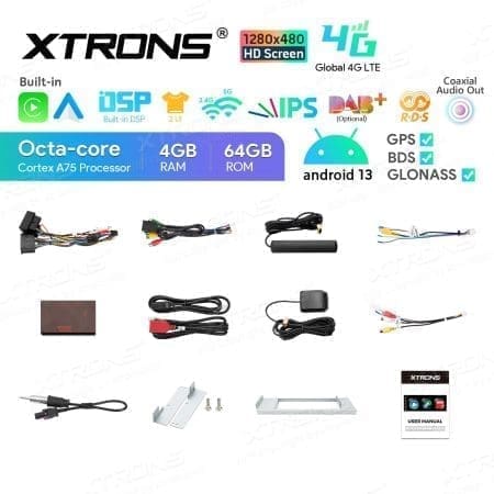 Rádio Xtrons Android 13 10.25" Octa-Core BMW Série 7 E38 Série 5 E39 4GB 64GB - Image 12