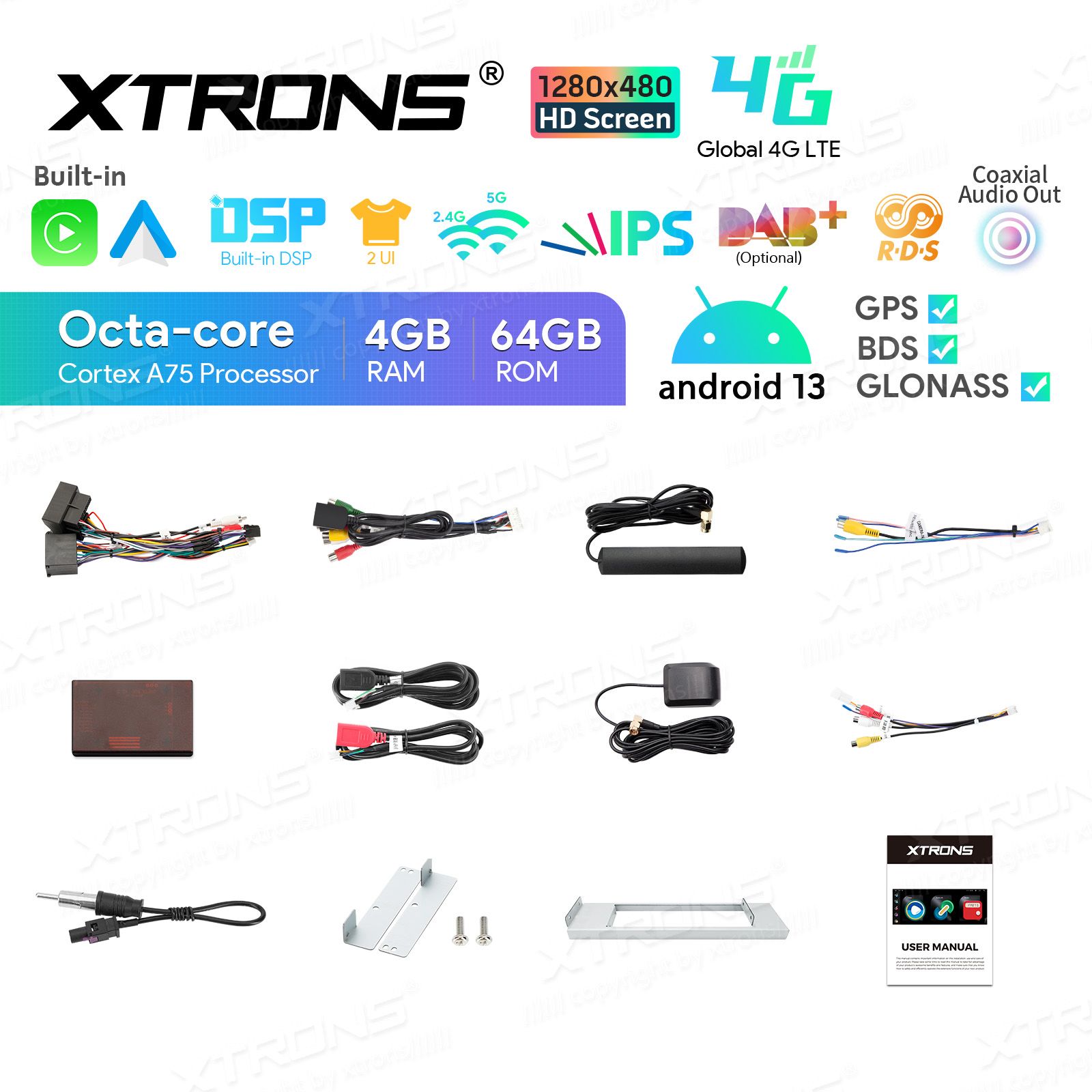 Rádio Xtrons Android 13 10.25" Octa-core BMW X5 E53 4GB 64GB 1999-2006 - Image 11