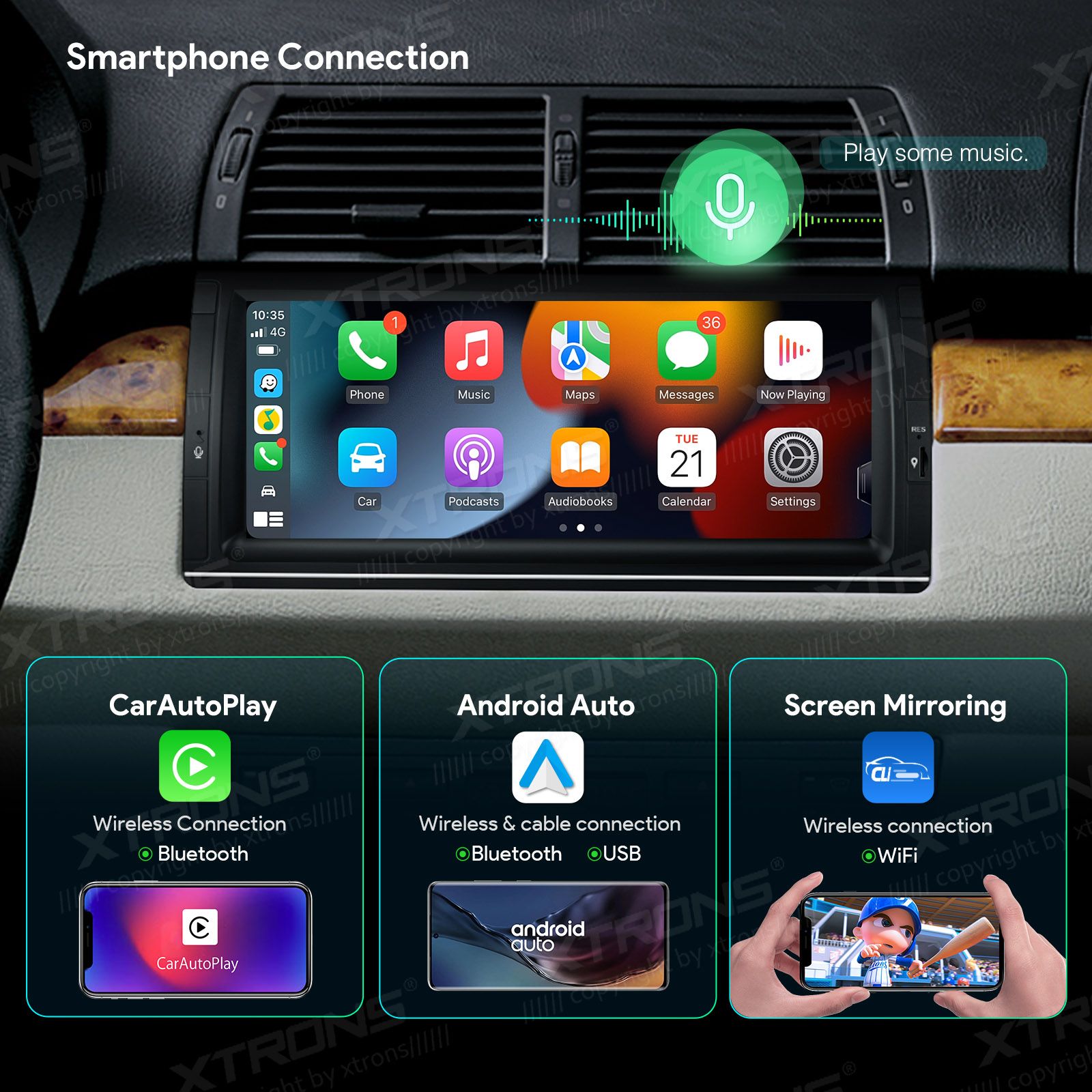 Rádio Xtrons Android 13 10.25" Octa-core BMW X5 E53 4GB 64GB 1999-2006 - Image 13