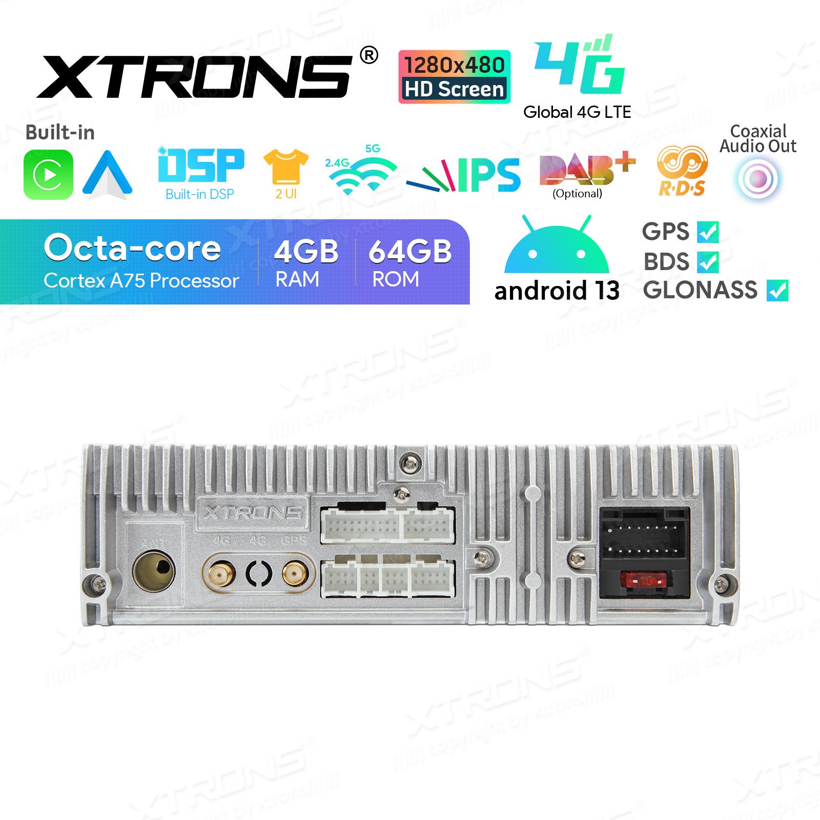 Rádio Xtrons Android 13 10.25" Octa-core BMW X5 E53 4GB 64GB 1999-2006 - Image 10