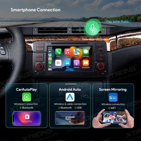 Rádio Xtrons Android 13 7" Octa Core 4GB 64GB BMW Série 3 E46 Rover 75 MG ZT - Image 14