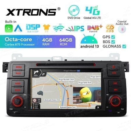 Rádio Xtrons Android 13 7" Octa Core 4GB 64GB BMW Série 3 E46 Rover 75 MG ZT - Image 7