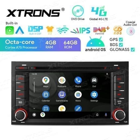 Rádio Xtrons Android 13 7" Octa-Core 4GB 64GB Seat Leon 2013-2018 - Image 6