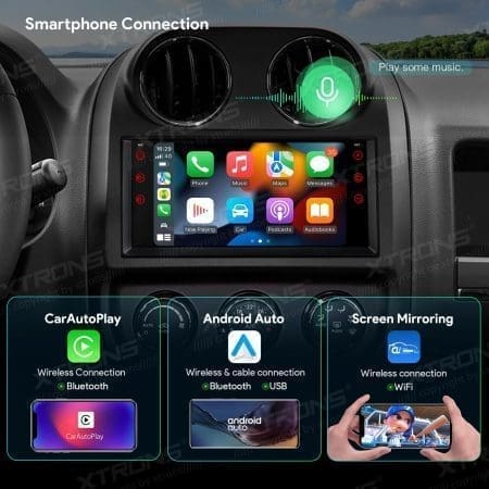 Rádio Xtrons Android 13 7" Octa-Core 4GB 64GB Jeep, Dodge e Chrysler - Image 14
