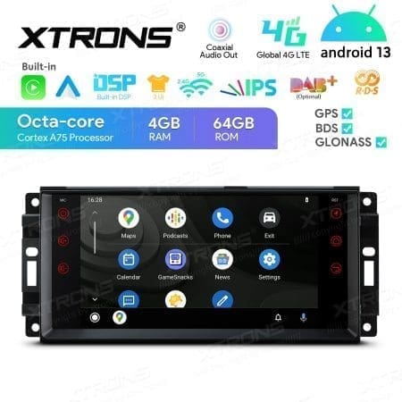 Rádio Xtrons Android 13 7" Octa-Core 4GB 64GB Jeep, Dodge e Chrysler - Image 6